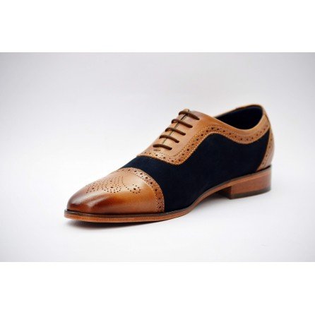 Brogue Café con Azul