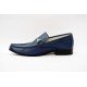 Mocasín Formal Azul Claro